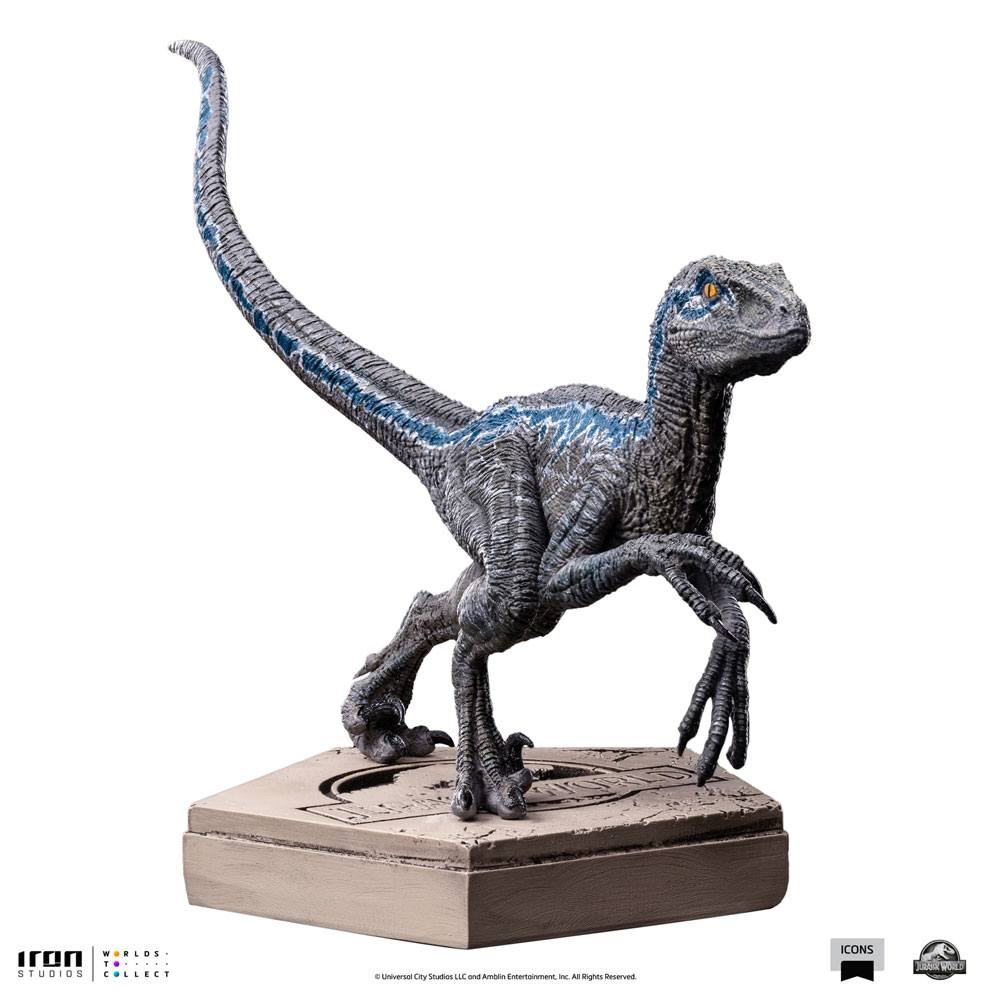 Jurassic World Icons Statue Velociraptor Blue 9 cm Top Merken Winkel